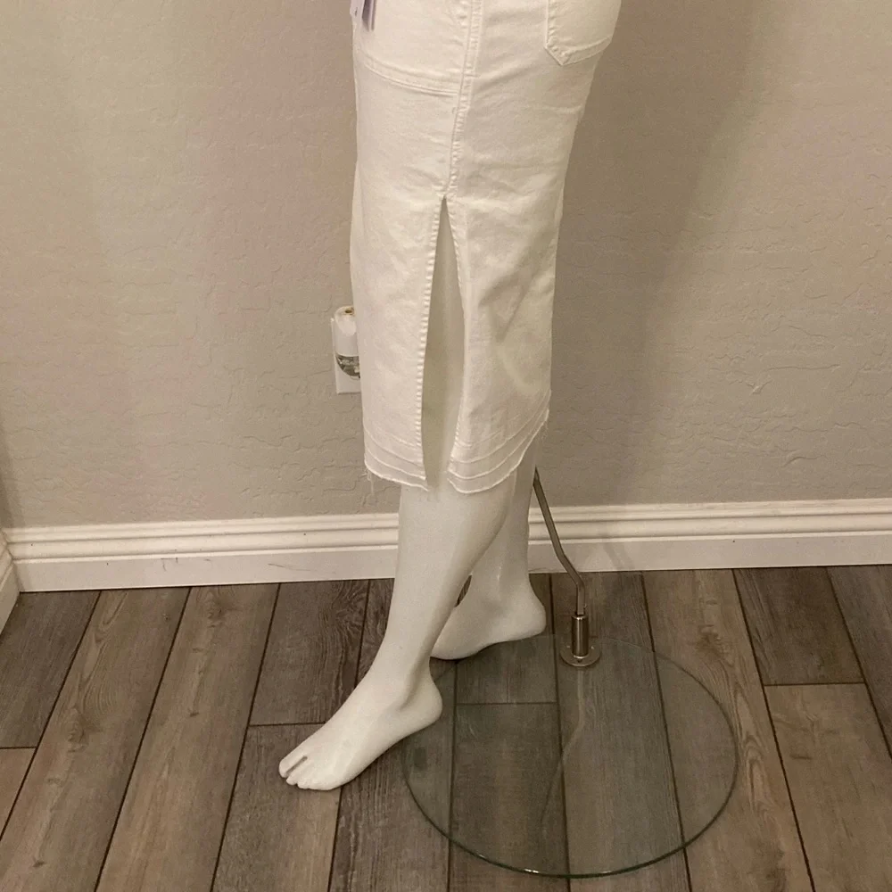 Sam Edelman The Maribelle Skirt White Denim Size 4/27
